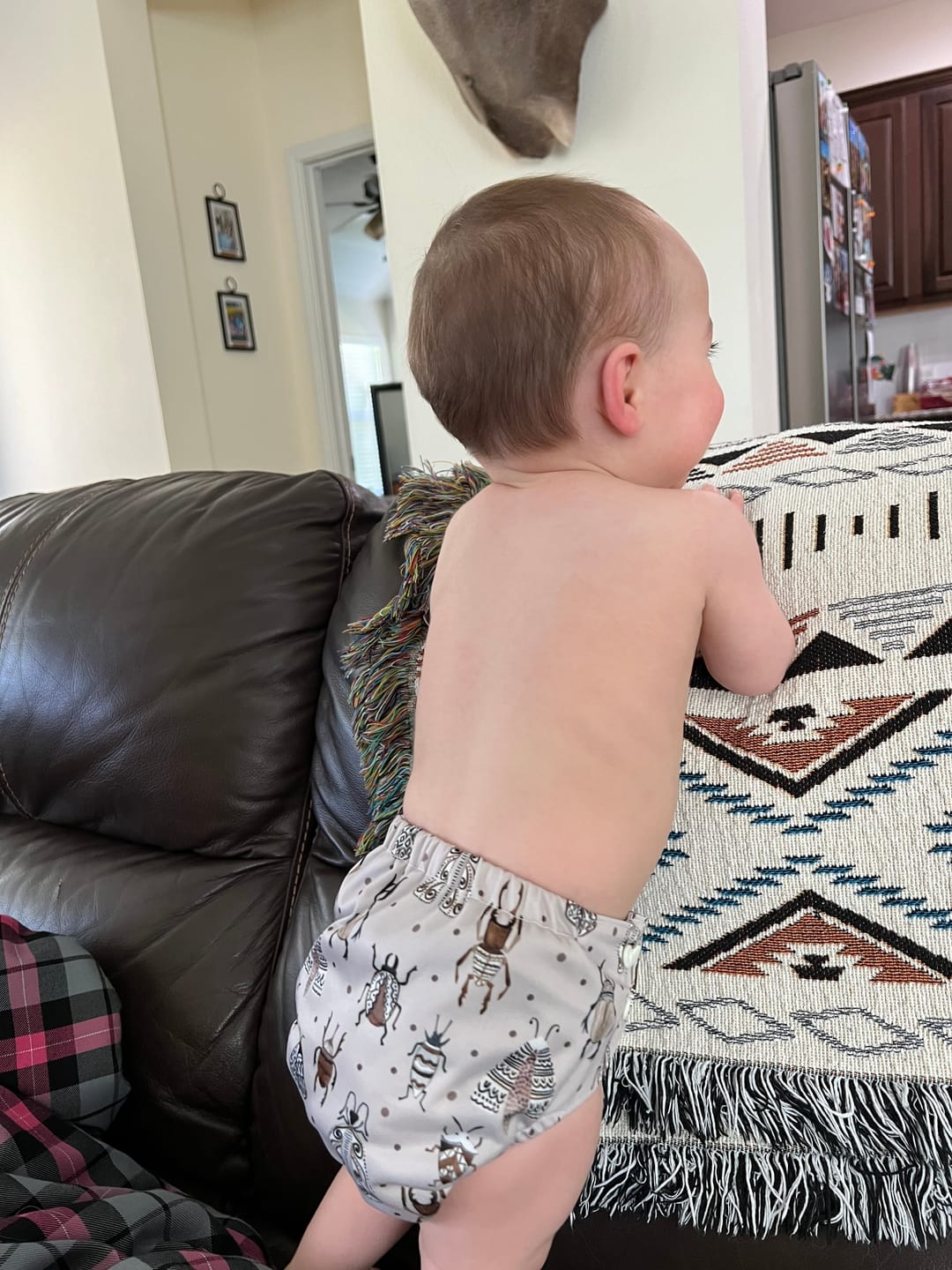 Customer photo review of Slim Fit Pocket Cloth Diaper