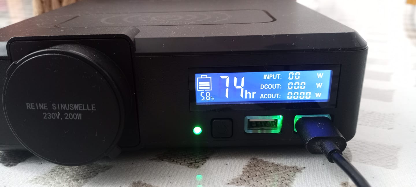 Customer photo review of ALLPOWERS S200 Batería Externa Portátil 200W 154Wh