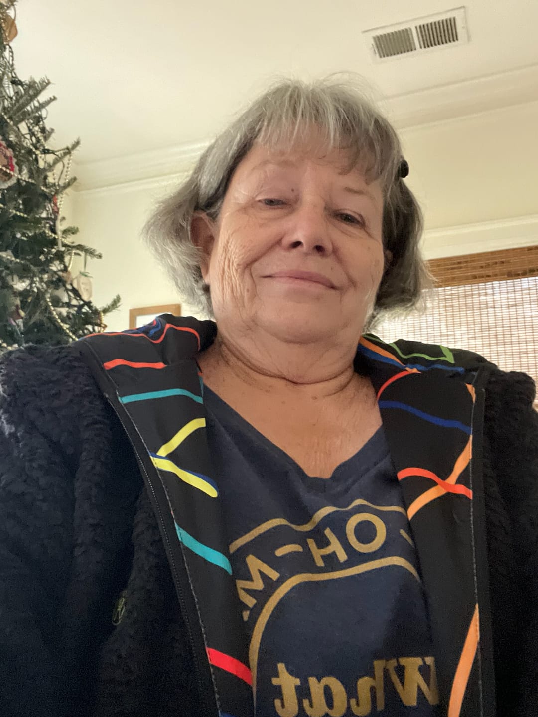 Customer photo review of Reversible Sherpa Full Zip Hoodie