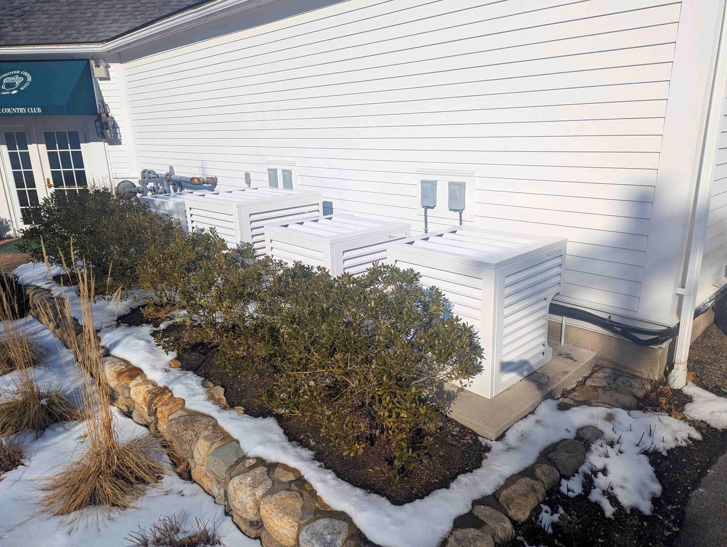 Customer photo review of Central AC Cover - White