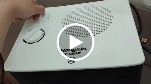Customer video review of Hangxin Fan Heater - Lot Imported
