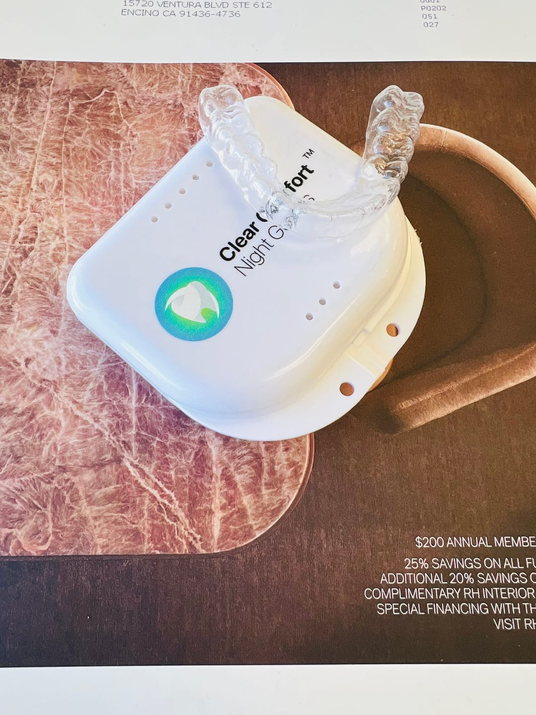Customer photo review of 1mm Thinnest Custom Daytime Teeth Guard - Protect your Teeth Without Anyone Noticing