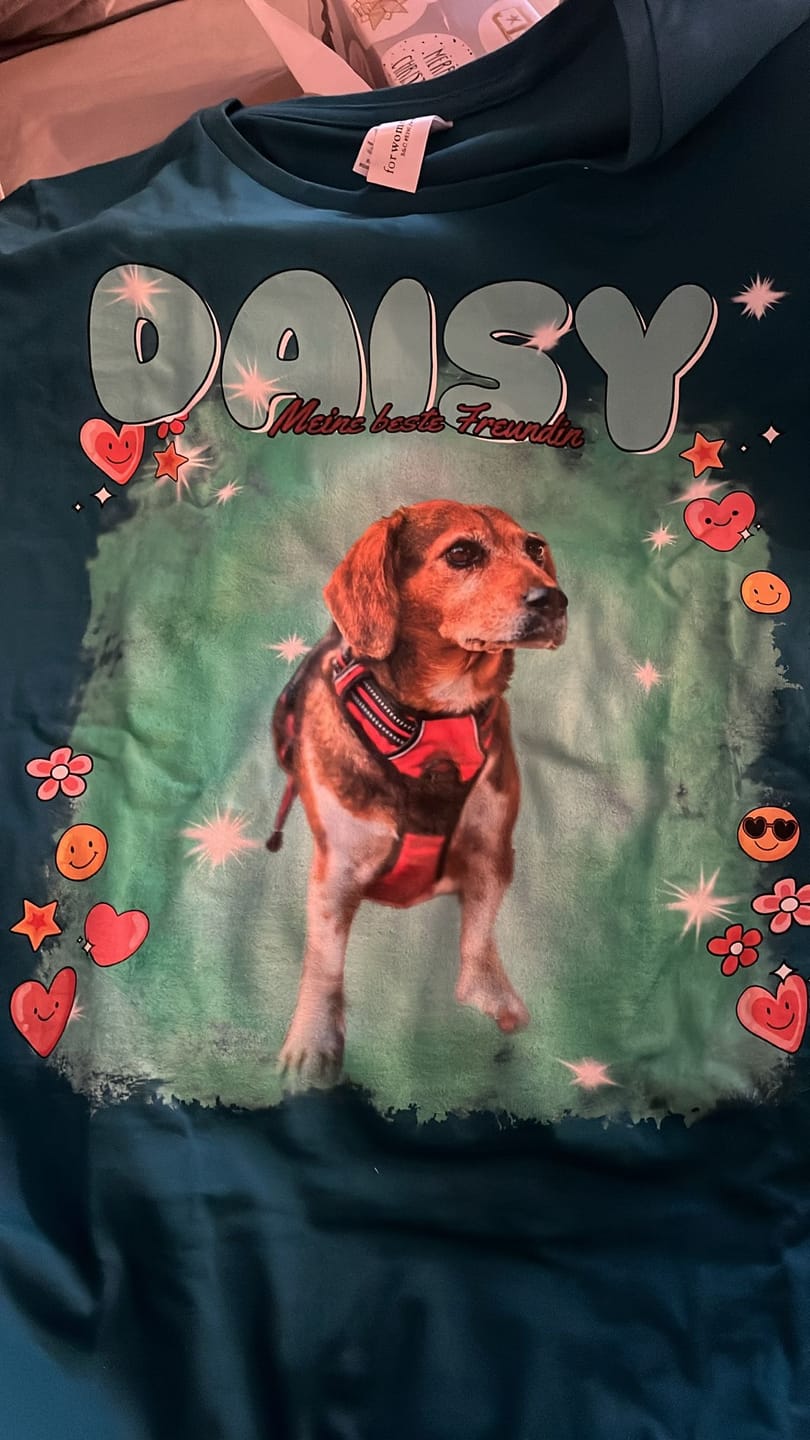 Customer photo review of Dein 90er Foto - Individuelles T-Shirt