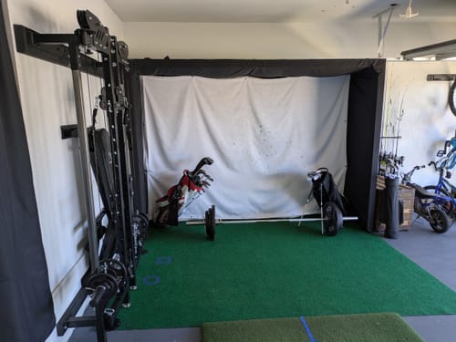 Customer photo review of CHEETAH™ Wall Mounted Folding Power Rack Functional Trainer
