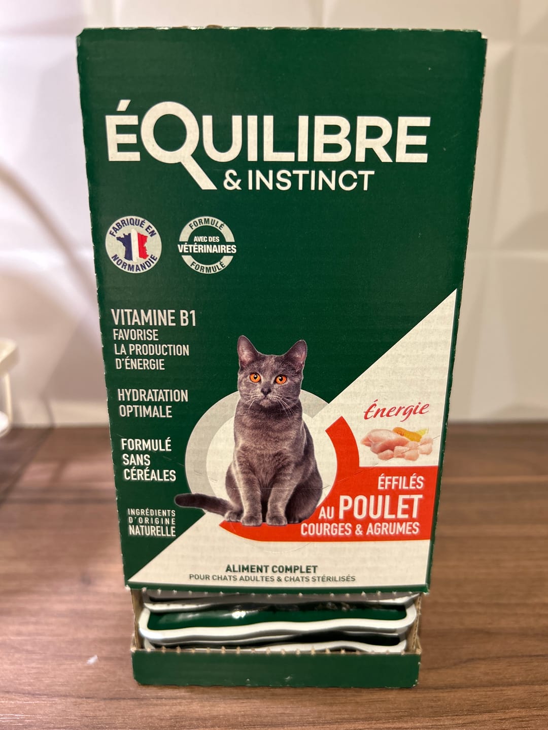 Customer photo review of Effilés au poulet, courges & agrumes (chat stérilisé et chat adulte)