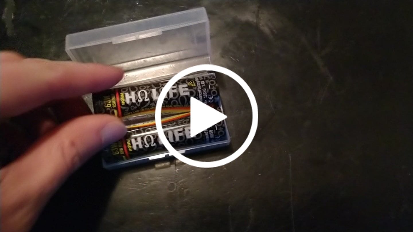 Customer video review of Hohm Tech Life V4 18650 3015mAh 22.1A Battery
