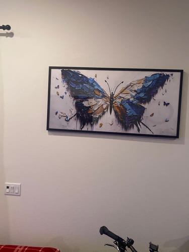 Customer photo review of BLUE WINGED BUTTERFLY