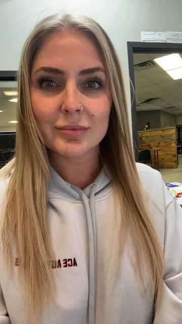 Customer photo review of Beige Blonde Straight DIY Hair Extensions Home Kit
