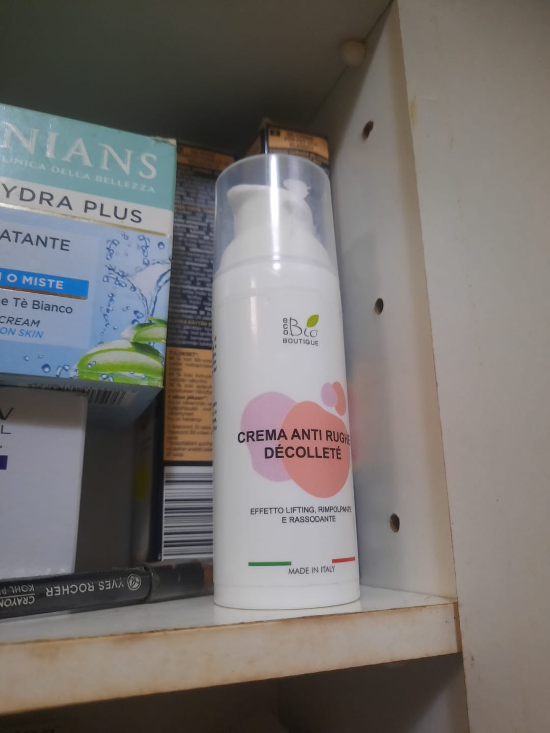 Customer photo review of Crema Anti Rughe Décolleté