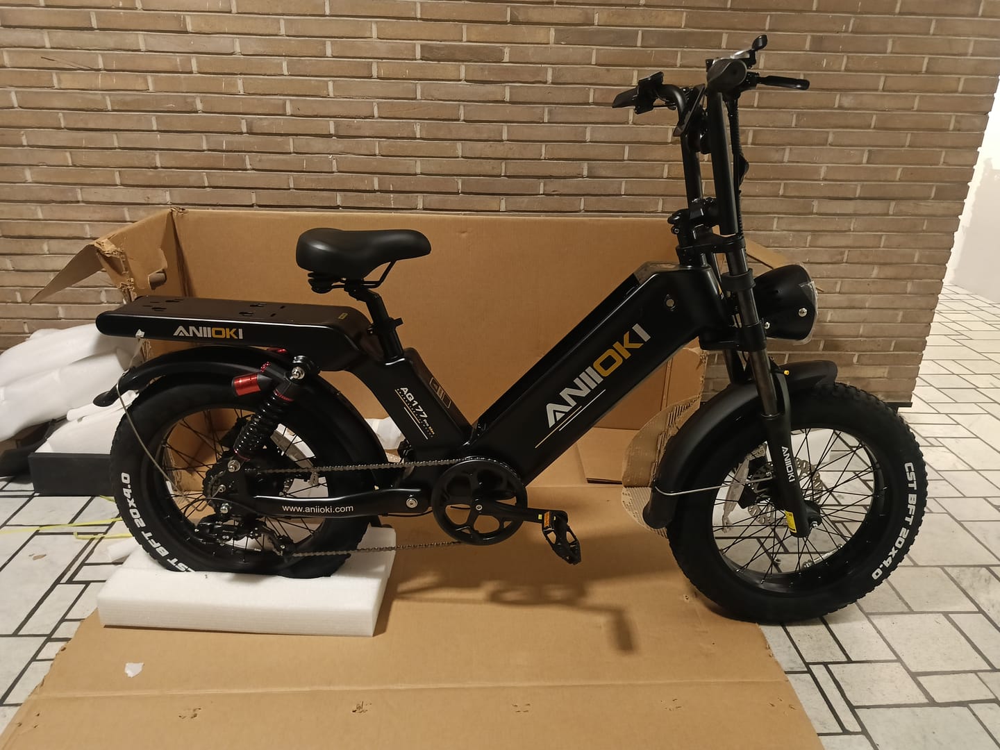 Customer photo review of 2025 Upgrade  AQ177 Pro Max 52V eBike