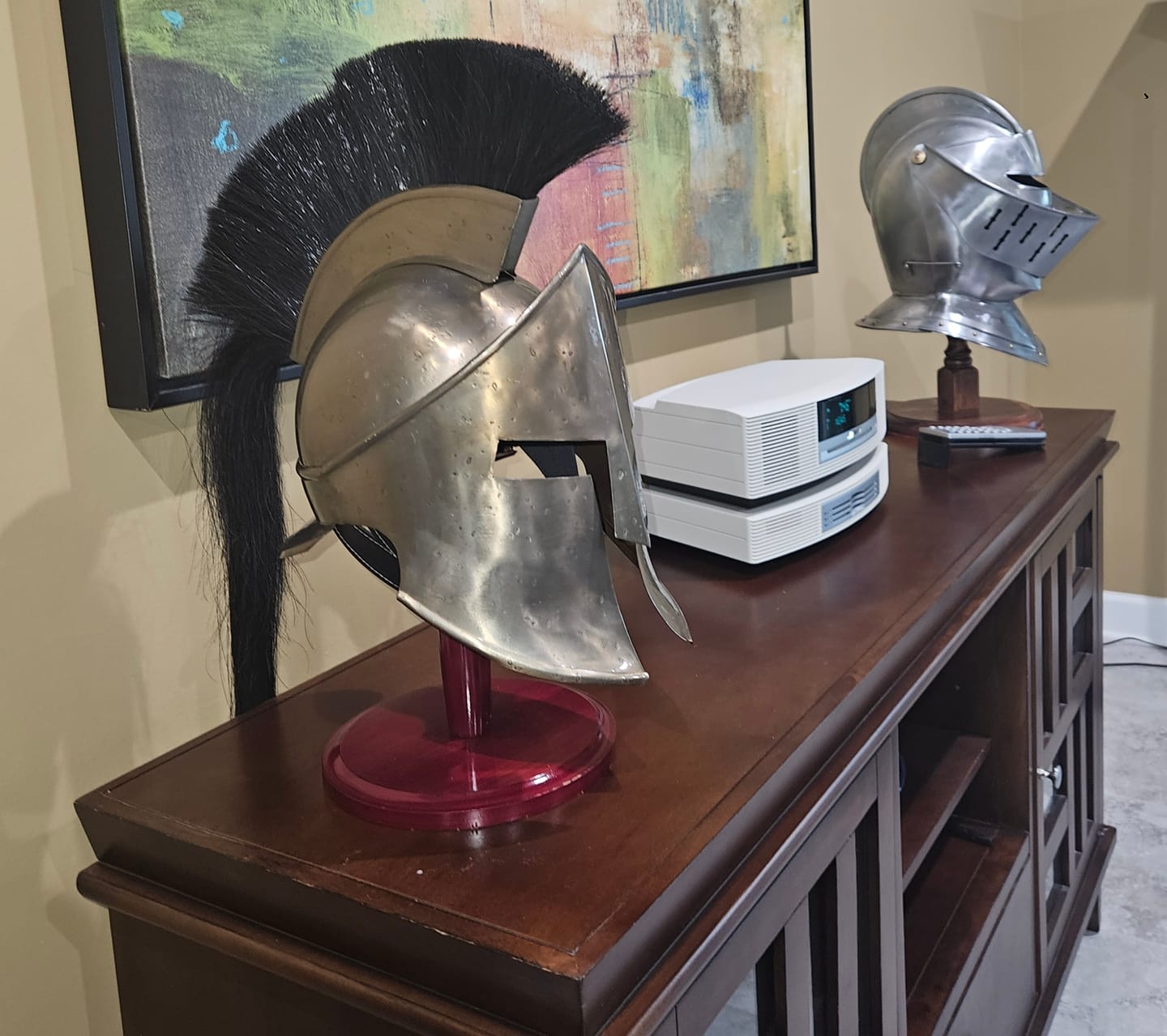 Customer photo review of The Great Spartan king Leonidas Helmet