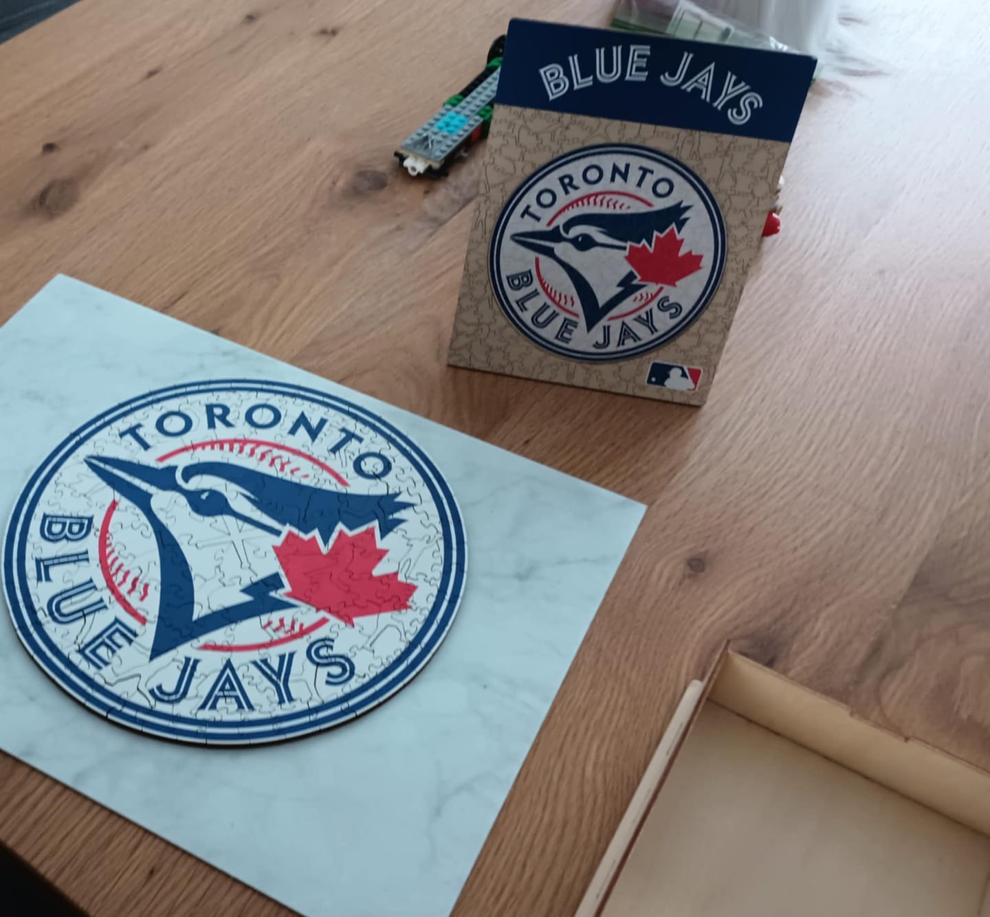 Customer photo review of Toronto Blue Jays™ - Wooden Puzzle