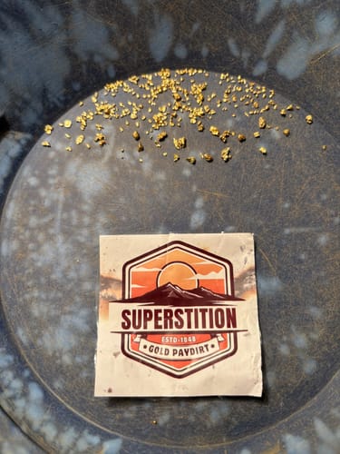 Customer photo review of 'SUPERSTITION GOLD NUGGET' - Gold Panning Paydirt
