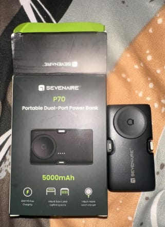 Customer photo review of P70 Dual Port 2-in-1 Powerbank