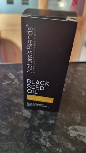 Customer photo review of Black Seed Oil (50ml) 2.5% TQ. Raw Virgin Ethiopian. Worlds Strongest Black Seed Oil