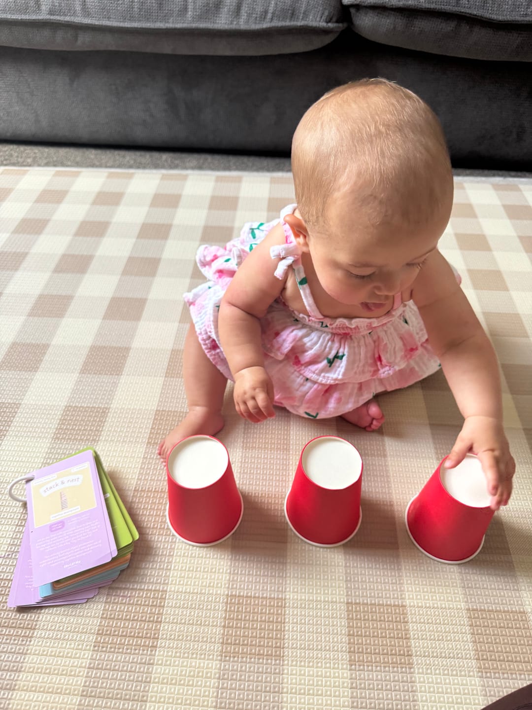 Customer photo review of Learn with Me - Baby Cards