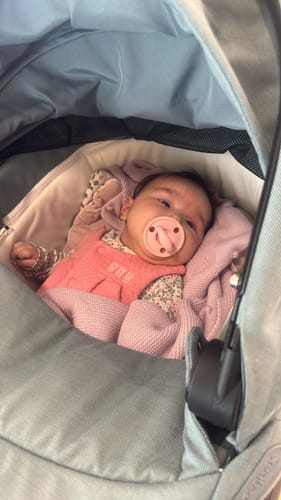 Customer photo review of Kit 2 Chupetes CLÁSICOS Rosa Pálido y Rosa Nenina & Co