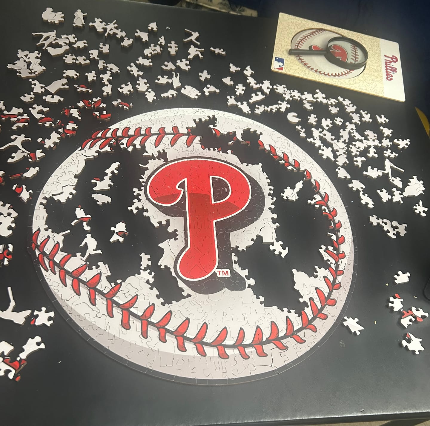 Customer photo review of Philadelphia Phillies™ - Wooden Puzzle