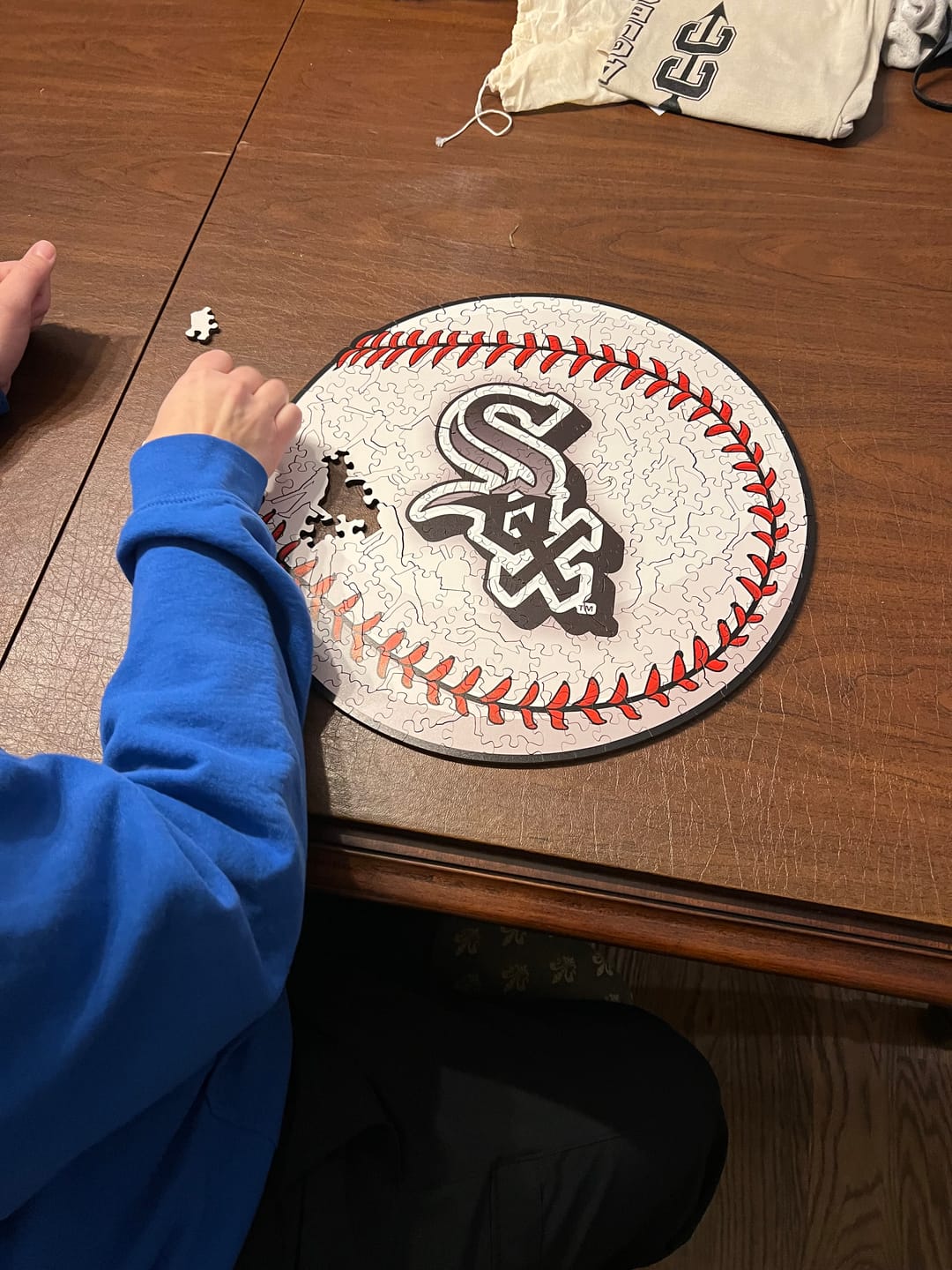 Customer photo review of Chicago White Sox™ - Wooden Puzzle