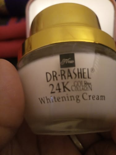 Customer photo review of Dr.Rashel 24K Gold Collagen Whitening Cream - 30ml