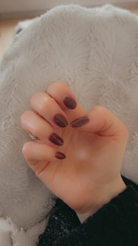 Customer photo review of Rogue Red Dipping Powder