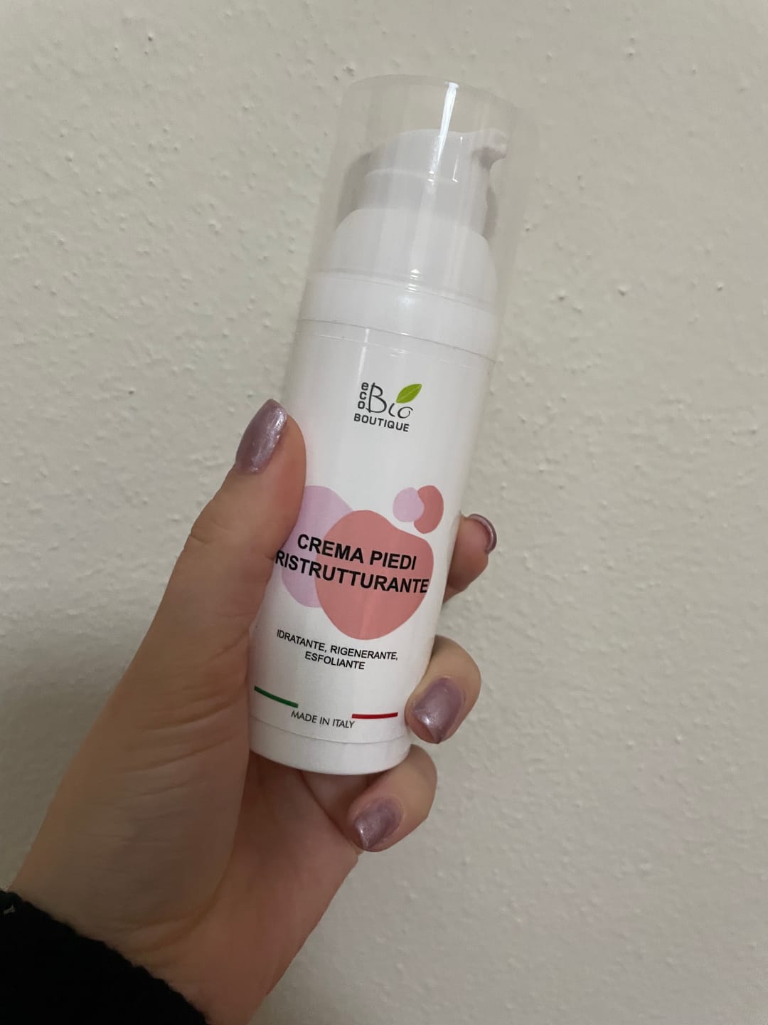 Customer photo review of Crema Piedi Ristrutturante