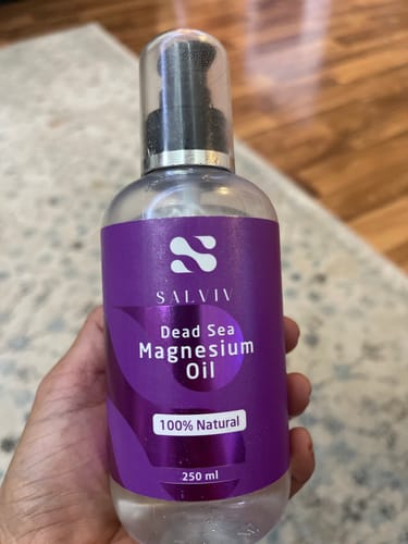 Customer photo review of Salviv Dead Sea Magnesium Oil