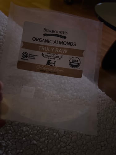Customer photo review of Truly Raw Regenerative Organic Almonds