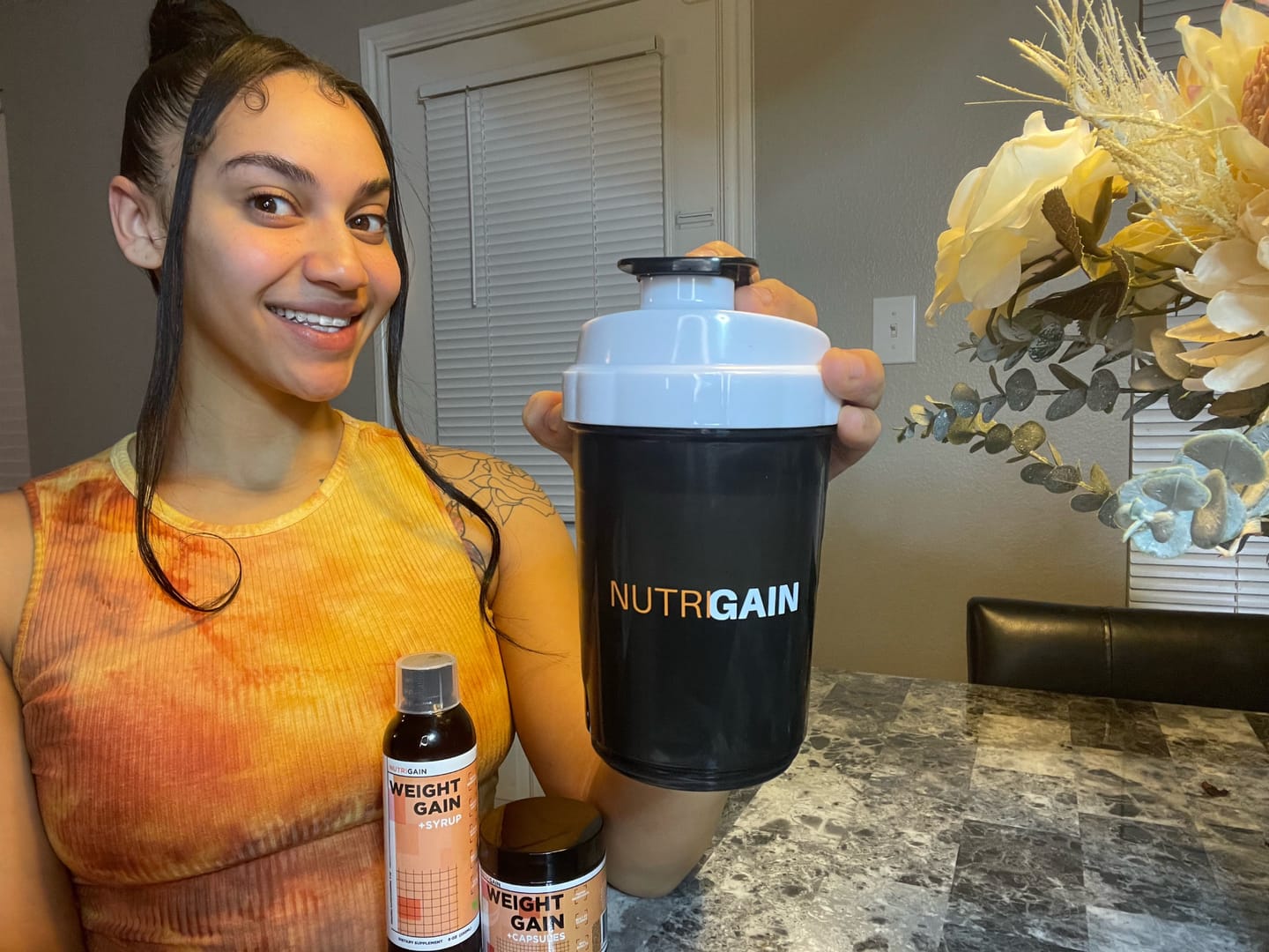 Customer photo review of Nutrigain Weight Gain Syrup
