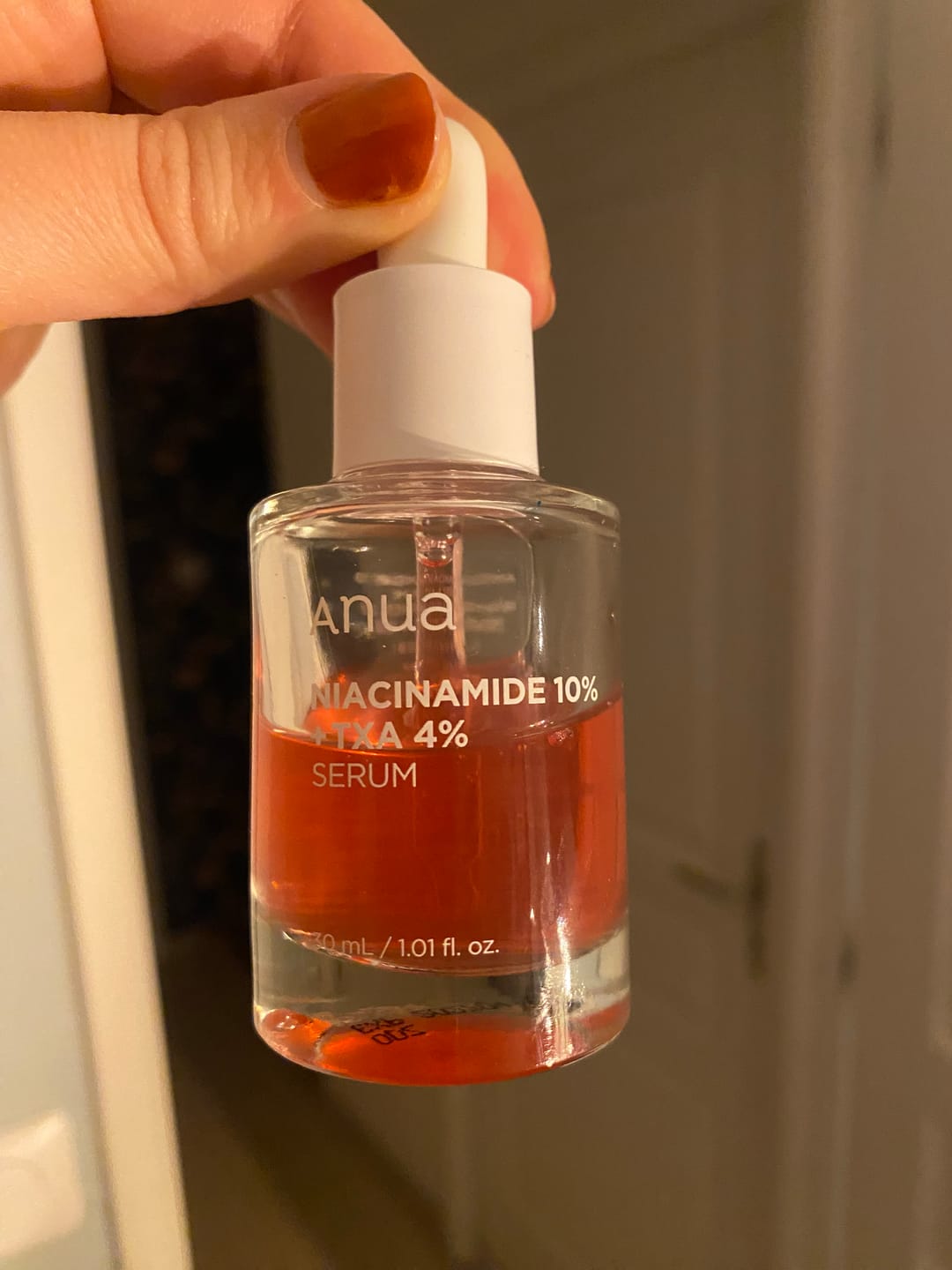 Customer photo review of Anua - Sérum - Niacinamide 10% + TXA 4% Serum