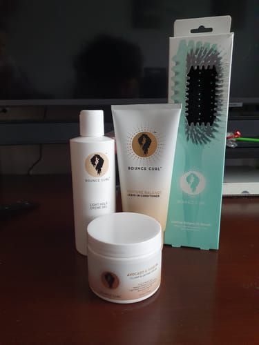 Customer photo review of Bounce Curl Curls Cleanse Pack