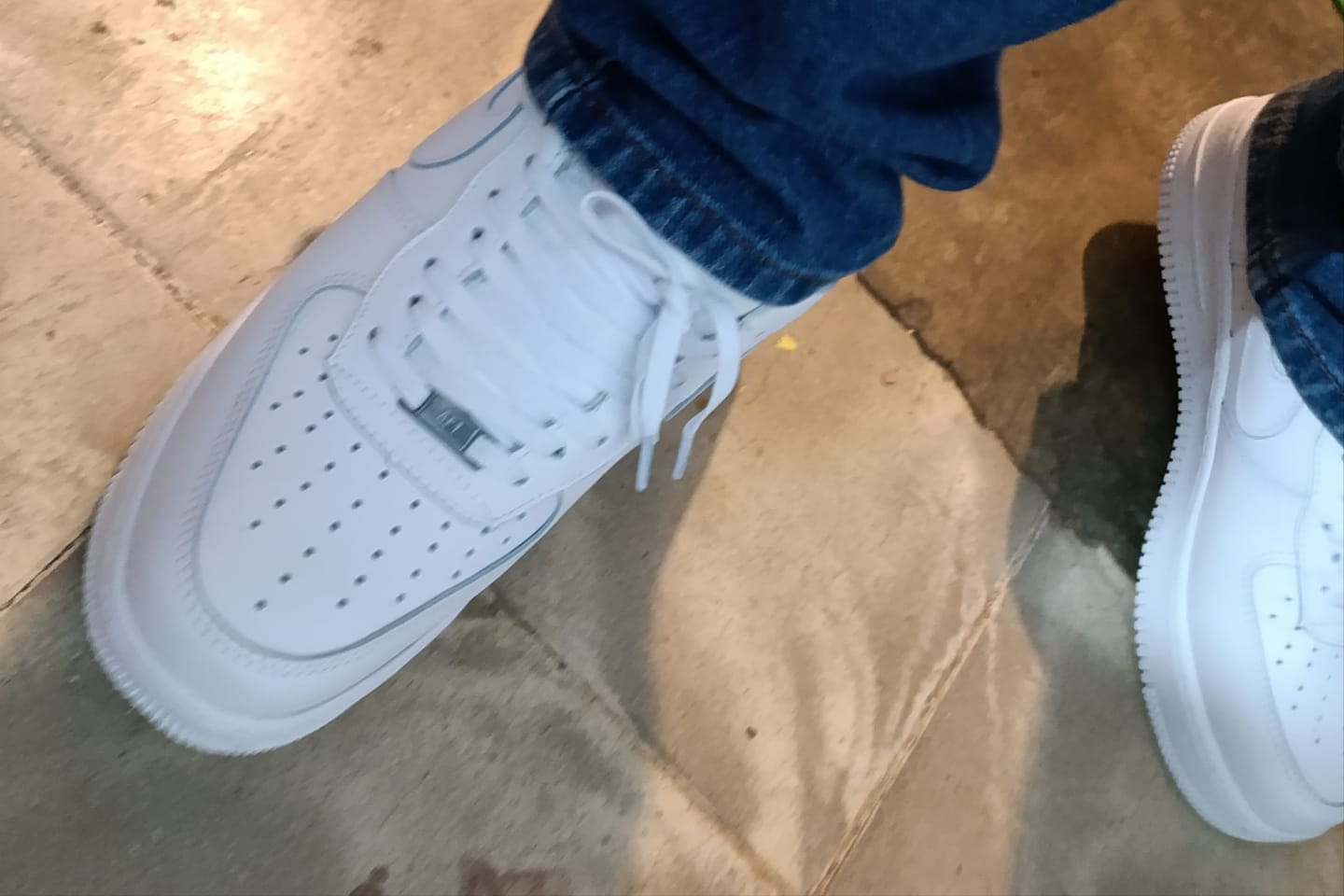 Customer photo review of Tenis Air Force 1 Blanco Total Piel 1.1