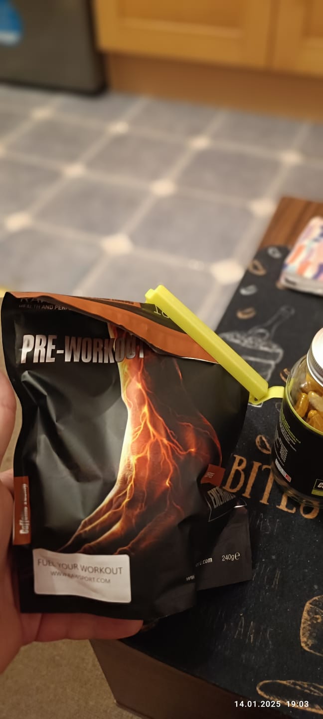 Customer photo review of Pre Workout Energize Coffee 240g