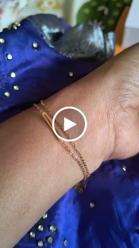 Customer video review of Bar Charm Bracelet