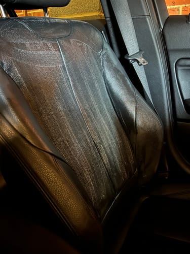 Customer photo review of Hide - Leather Cleaner