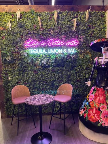 Customer photo review of Custom Neon Sign, Custom Neon Sign Wedding, Custom Name Neon Sign