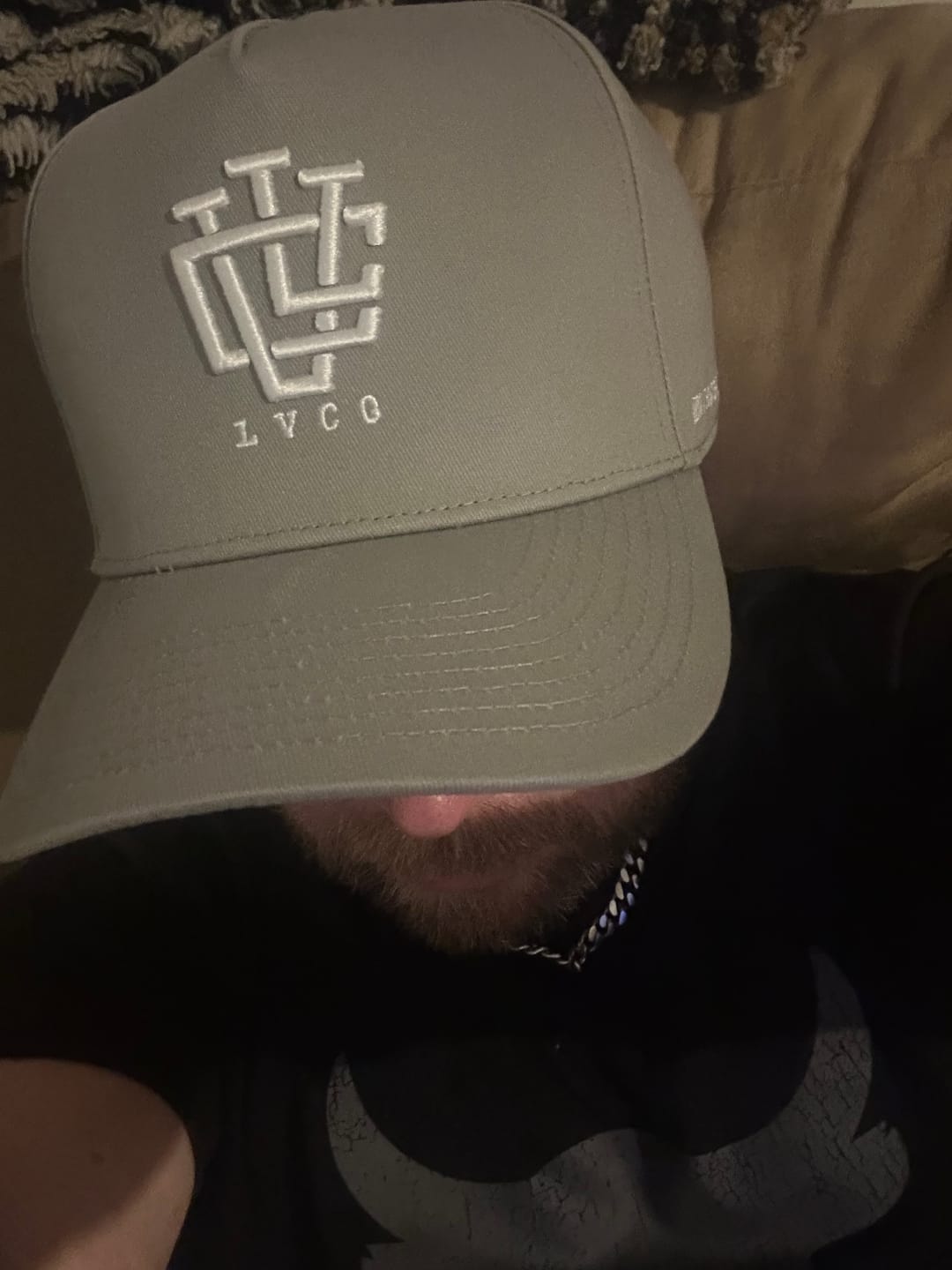 Customer photo review of LVCO "Grey" A-Frame LVCO Snapback