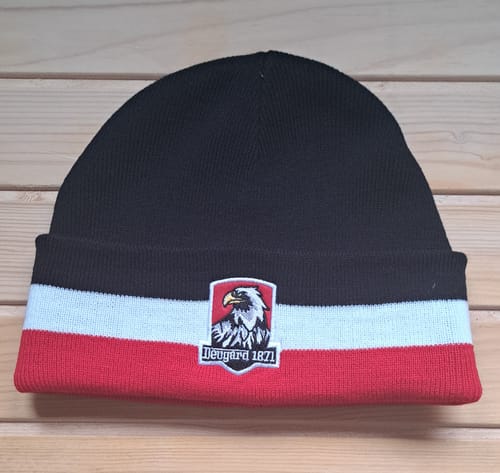 Customer photo review of Deutschland-Mütze schwarz weiß rot gestreift