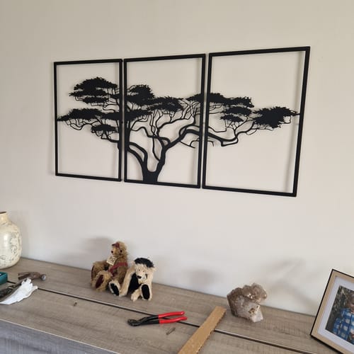 Customer photo review of Décoration murale en métal - Arbre de vie Africain