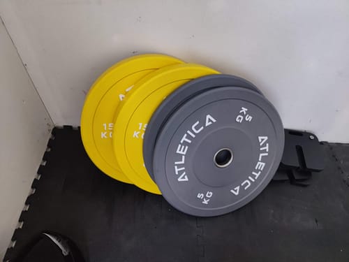 Customer photo review of Color Bumper Plates Set | 150 kg