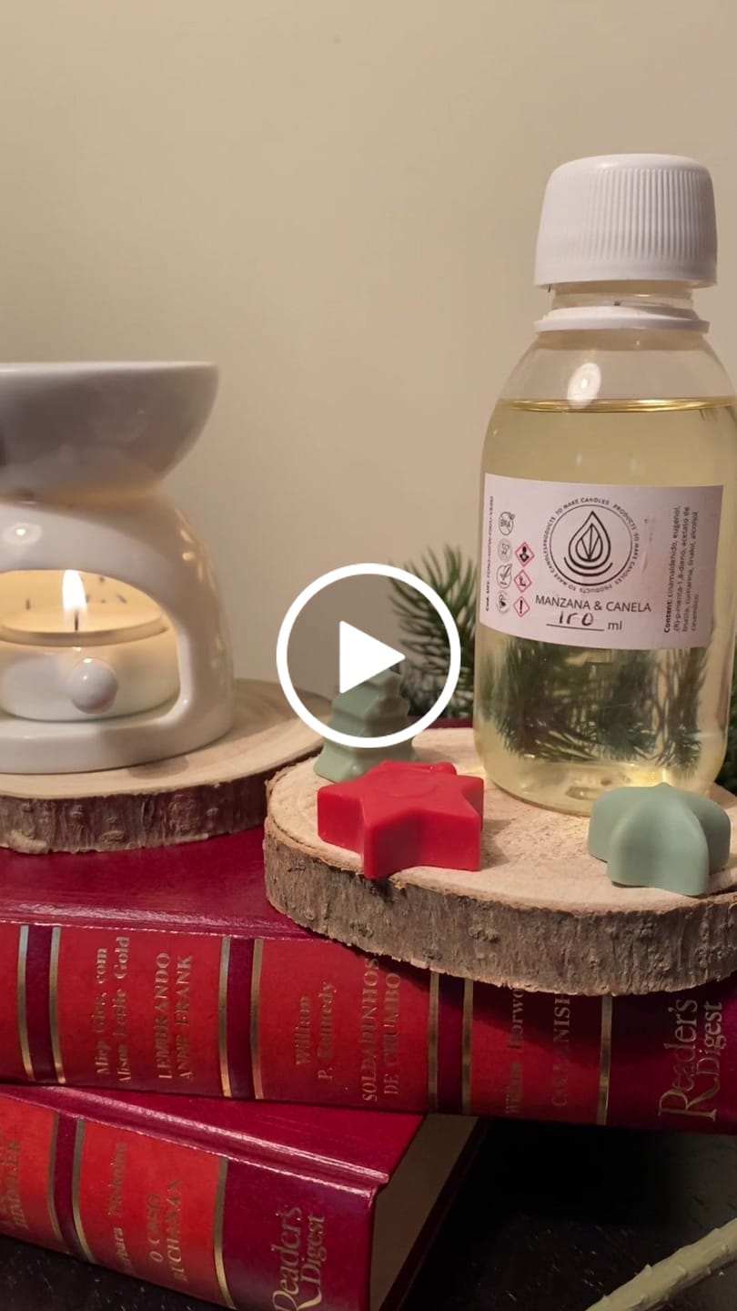 Customer video review of Fragancia MANZANA & CANELA