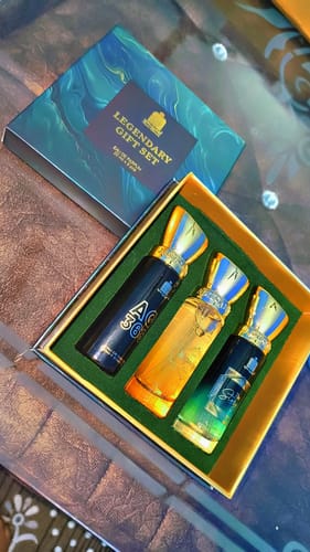 Customer photo review of Legendary Gift Set 3 Pcs Set of Premium Perfume Spray