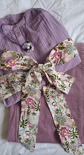 Customer photo review of Ceinture Anita  - viscose Vérone