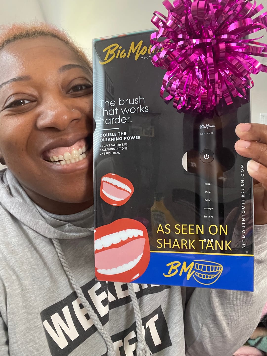 Customer photo review of Black & Platinum Brush Refills