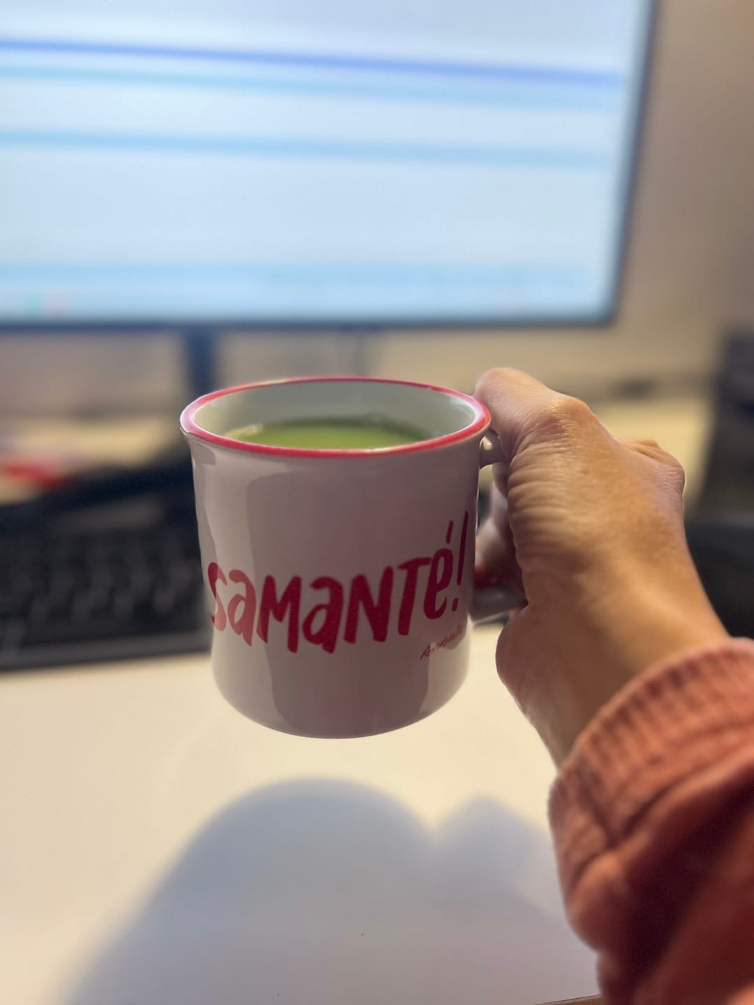 Customer photo review of Taza "Samanté!" vintage