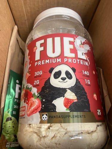Customer photo review of FUEL Premium Protein (Strawberries & Cream)