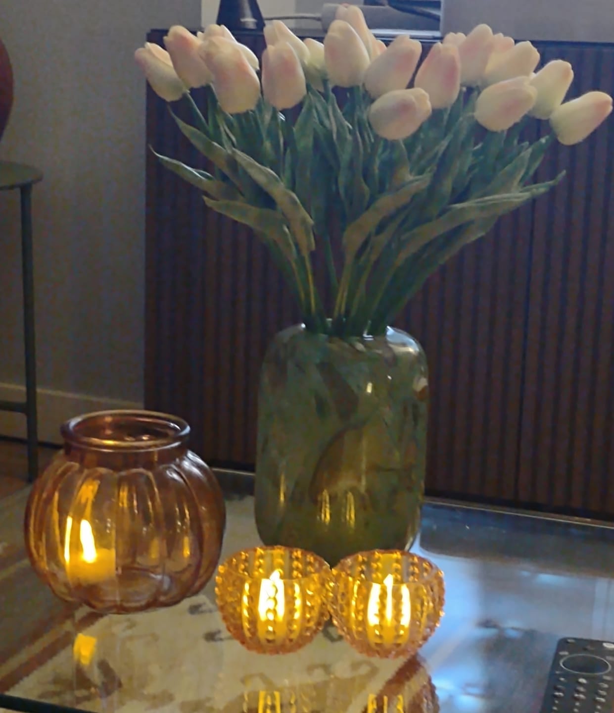 Customer photo review of Tulipes - Vieux rose (25 Tiges)