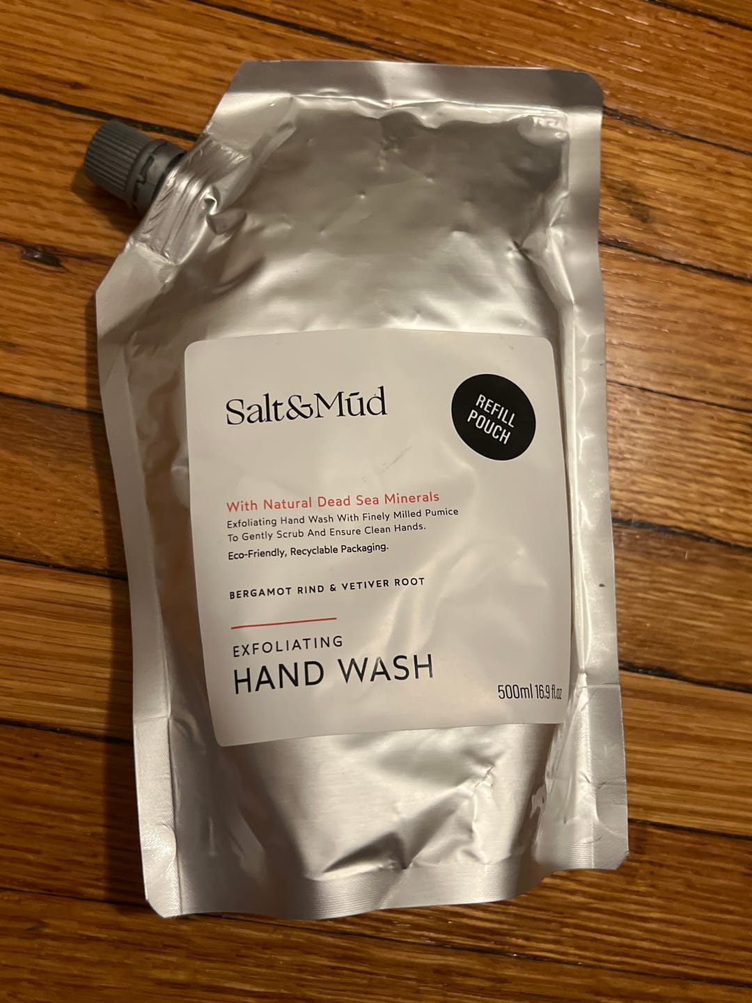 Customer photo review of Refill Exfoliating Hand Wash With Dead Sea Minerals 500ml