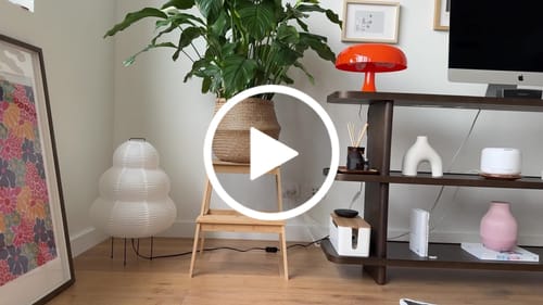 Customer video review of Puffball Lamp | Blood Orange | Ships Mid Dec.