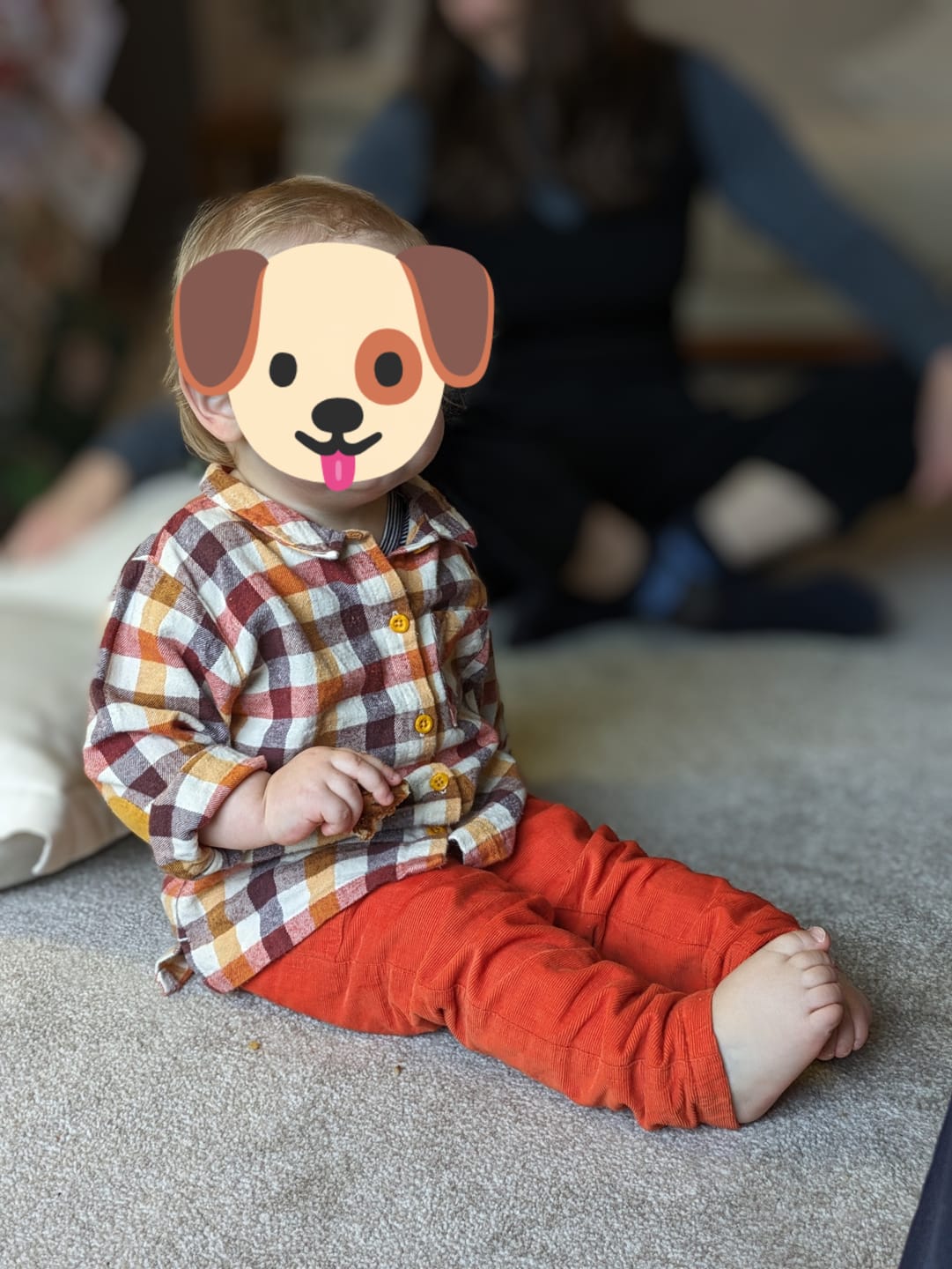 Customer photo review of Autumn Leaves Checked Out & About Shirt